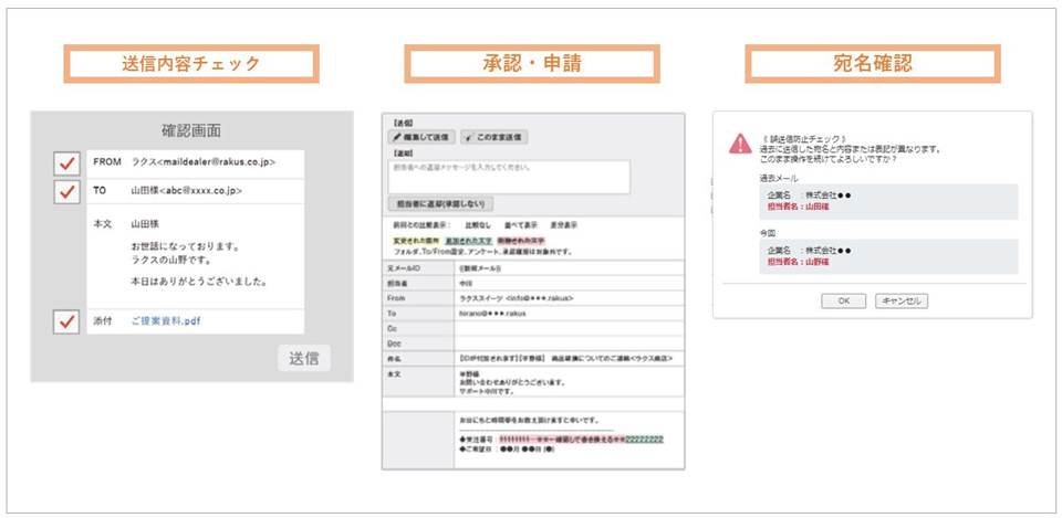 メールディーラー_誤送信防止機能